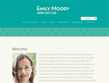 Tablet Screenshot of emilymoody.com